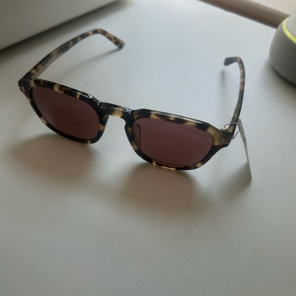Tom Ford Tortoise Sunglasses with Pink Lenses